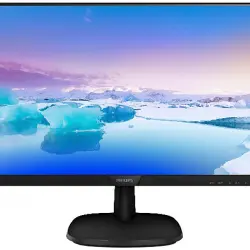 Monitor - Philips, 243V7QDSB/24, 24", LED, IPS, 4 ms, Borde estrecho, HDMI, DVI, VGA, 16:9, Negro