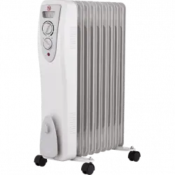 Radiador - Haverland Denver22, 9 elementos, 2000 W, 3 velocidades, Termostato regulable, Blanco