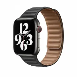 Correa Para Reloj Apple Watch Apple My9m2zm/a 44 Mm Piel Negro