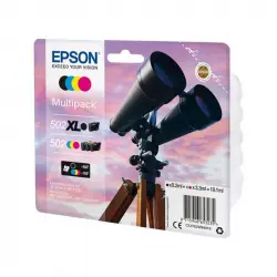 Epson 502XL Multipack Cartuchos Tinta Original Negro XL + Cian/Magenta/Amarillo