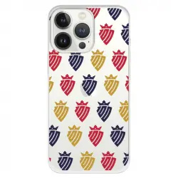 Funda Para Iphone 13 Pro Del Osasuna Patrón Escudos Colores - Licencia Oficial Ca Osasuna