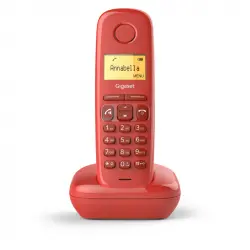 Gigaset A270 Teléfono DECT Rojo