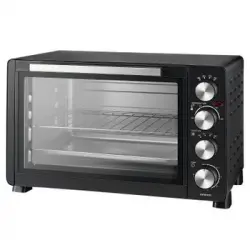 Infiniton Hsm-a30n – Horno Sobremesa, Negro, 30l, 1500w, Convección, Doble Acristalamiento, Luz Interior, Temporizador 60 Min.