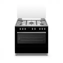 Schneider Scg9mfcb Cocina De Gas 110l 4 Fuegos + 1 Wok Limpieza Por Catálisis Acero Inoxidable