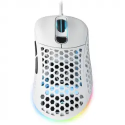 Sharkoon Light2 200 Ratón Gaming RGB 16000 DPI Blanco