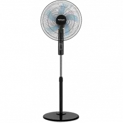 Ventilador de pie - Orbegozo SF 1140, 45 W, 3 Velocidades, 128 cm alto, Negro