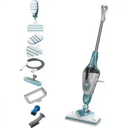 Black+decker Limpiador Trapeador A Vapor 1600w Azul - Bhsm166dsmqs