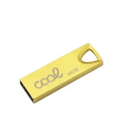 Cool 64GB USB 2.0 Metal Dorado