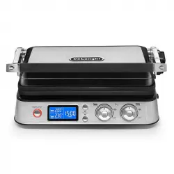 DeLonghi Multigrill CGH 1020D Parrilla Multiposición 2000W Negro/Inox