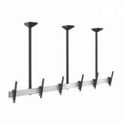 Equip Soporte de Techo para Pantalla Triple de 45"-50" VESA 600x400 Máx 50Kg