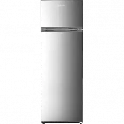 Frigorífico combi - Jocel JF239L, Cíclico, 160 cm, 239 l, Estantes cristal, Acero Inox