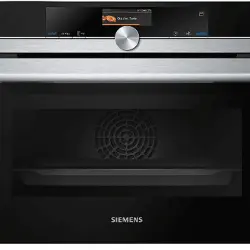 Horno - Siemens iQ700 CS636GBS2, A vapor, Multifunción, 47 L, A+, Negro