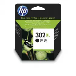 HP - Cartucho De Tinta Original 302 XL Negro (F6U68AE)