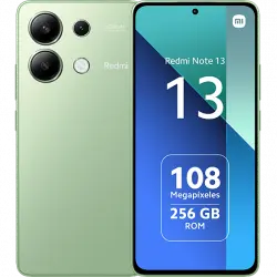 Móvil - Xiaomi Redmi Note 13, Mint Green, 256 GB, 8GB RAM, 6.67" AMOLED FHD+, Snapdragon 685, 5000 mAh, Android