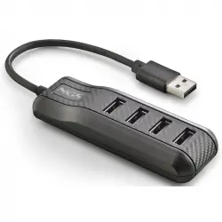 NGS PORT 2.0 Hub 4x USB 2.0 Negro