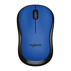 Ratón inalámbrico - Logitech M220 Silent, Óptico, 1000DPI, Ambidextro, Silencioso, Azul