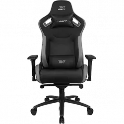 Silla gaming - Drift DR600, Reposabrazos 4D, Hasta 150 kg, Cojín cervical y lumbar, Reclinable, Gris