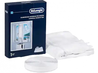 Accesorio aire acondicionado - De Longhi DLSA012, Sello de ventana, 270 390 cm, Blanco