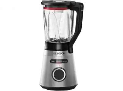 Batidora de vaso - Bosch MMB6382M, 1200 W, 1.5 l, 30.000 rpm, Jarra cristal, Inox