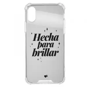 Funda Hecha Para Brillar Espejo Plata Para Iphone Xr - Oficial De La Vecina Rubia