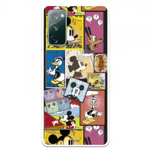 Funda Oficial Clásicos de Disney Mickey Comic para Samsung Galaxy S20 FE