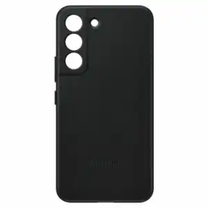 Funda Samsung Galaxy S22 Cuero Original Tacto Suave Leather Cover Negro