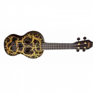 Mahalo Amp Creative Series Skull Black Ukelele