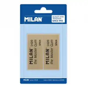 Milan Master Gum Blíster 2 Gomas para Bellas Artes