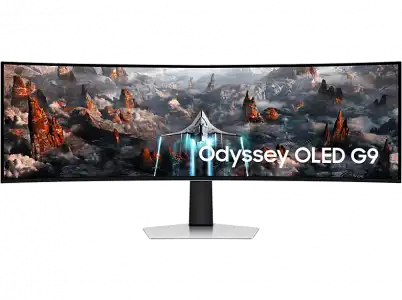 Monitor gaming - SAMSUNG Odyssey G9 LS49CG934SUXEN , 49", OLED, 0.03ms, 240 Hz, Freesync Premium Pro, Silver