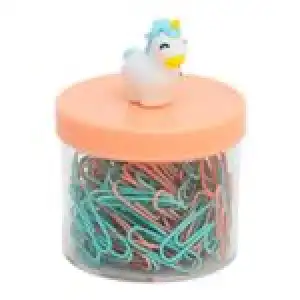 Mr Wonderful Bote de clips de papel - Unicornio