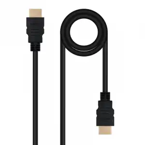 Nanocable Cable HDMI V2.0 4K 60Hz 18Gbps Macho/Macho 50cm Negro