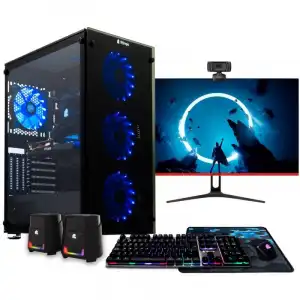 Nitropc Pack Silver Intel i5-11400F/16GB/1TB + 480GB SSD/GTX1650 + Monitor 22" FullHD