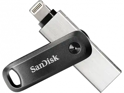 Pendrive para móvil 64 GB - SanDisk iXpand Flash Drive Go, Para iPhone y iPad, USB 3.0, OTG, Windows Mac, Negro