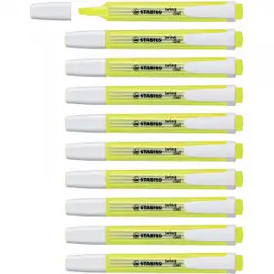STABILO Swing Cool 10 Marcadores Fluorescentes Amarillos
