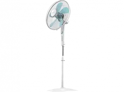 Ventilador de pie - Cecotec EnergySilence 520 PowerWhite, 4 velocidades, 50W, Diámetro 40 cm, Blanco