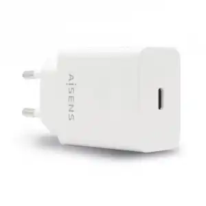 Aisens ASCH-1PD20-W Cargador de Pared USB-C 20W Blanco