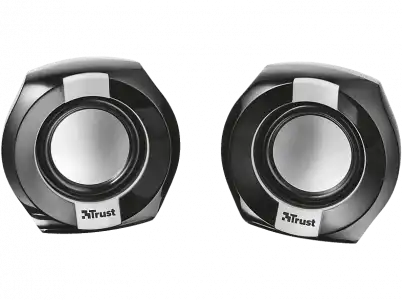 Altavoces para PC - Trust Polo, Alámbrico, 2 unidades, 8W, Negro