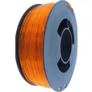 Filamento Petg Winkle Efecto Krystal 1kg 1.75 Mm - Naranja Brillante