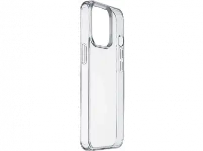 Funda - CellularLine CLEARDUOIPH14PRMT, Para Apple iPhone 14 PRO MAX, Trasera, TPU, Transparente