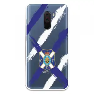 Funda Oficial Cd Tenerife Escudo Transparente Xiaomi Pocophone F1