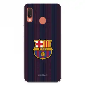 Funda Para Samsung Galaxy A20e Del Barcelona Rayas Blaugrana - Licencia Oficial Fc Barcelona