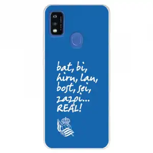 Funda Para Zte Blade A51 Del Real Sociedad De Fútbol Real Grito Aficion - Licencia Oficial Real Sociedad De Fútbol