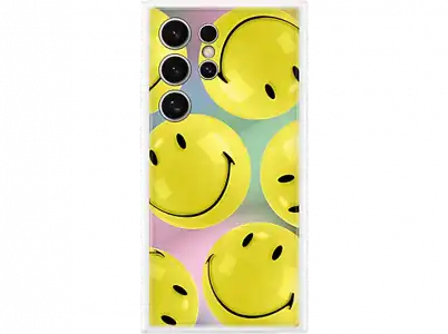 Funda - Samsung, para Galaxy S24 Ultra, Flipsuit Smiley, Amarillo