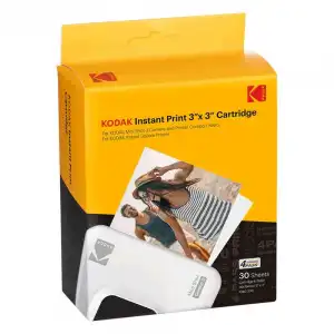 Kodak ICRG330 3 Cartuchos Fotográficos 7.6x7.6cm + 30 Hojas para Mini Shot C300/C300R y Printer P300