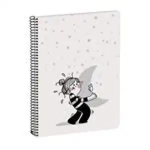 Libreta A5 La Volátil - Luna Blanco