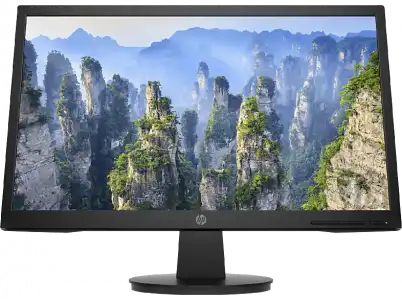 Monitor - HP V22e, 21.5", Full HD, 5 ms, 60 Hz, 1 VGA; HDMI 1.4, Low blue light, Negro