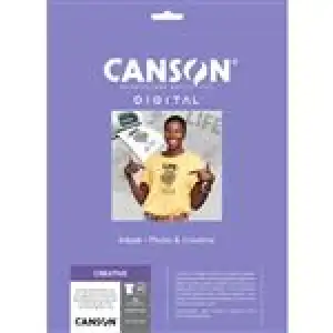 Pack Papel couché A4 Canson Ink-jet transfer textil blanco