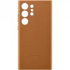 Samsung Leather Case Funda de Piel Camel para Galaxy S23 Ultra