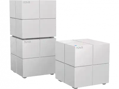 Sistema WiFi Mesh - Tenda Nova MW6, Pack de 3, AC1200, Doble Banda, Gigabit, Hasta 500m², Control por App