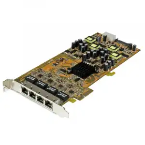 StarTech ST4000PEXPSE Tarjeta de Red PCIe 4 Puertos Gigabit